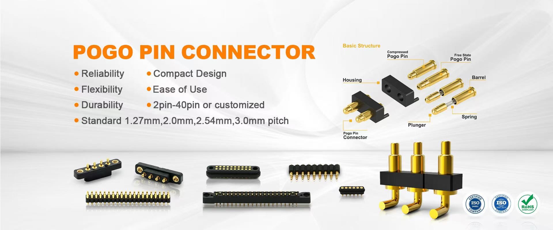 качество Подключатель Pogo Pin завод