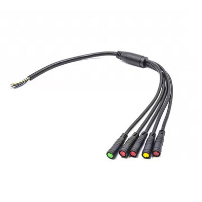 M8 Electric Bike Connectors Female Male Electrical Waterproof Connectors 2 3 4 5 6 Pin
