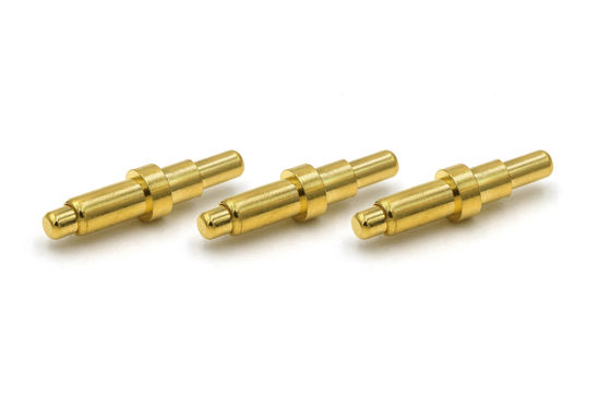 Brass Spring Contact Probe 1A Spring Loaded Probes Doule Head For LED