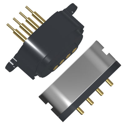 2.0mm Pitch Magnetic Power Connector DIP Male Female Connectors 4 Pin With N52 Magnet
