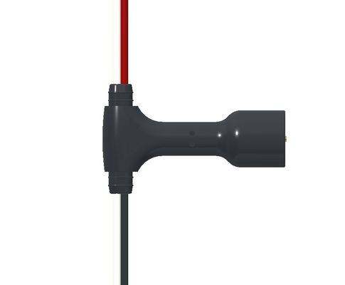 400g Magnetic Force Round Connector Black 1.5A Connector With Wire