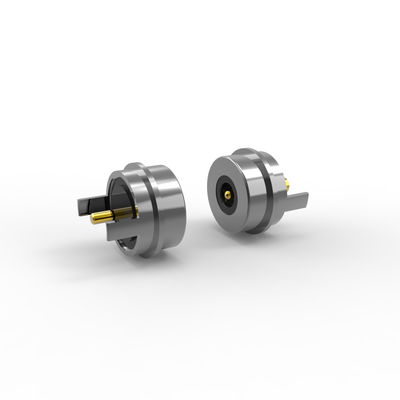 Male And Female Magnetic Connectors Round Magnetic 12v Connector 6.0mm For Portable Charger