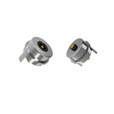 Male And Female Magnetic Connectors Round Magnetic 12v Connector 6.0mm For Portable Charger