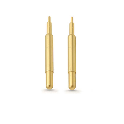 Customized Brass Pogo Pin Double Head Spring Loaded Test Pins 12V
