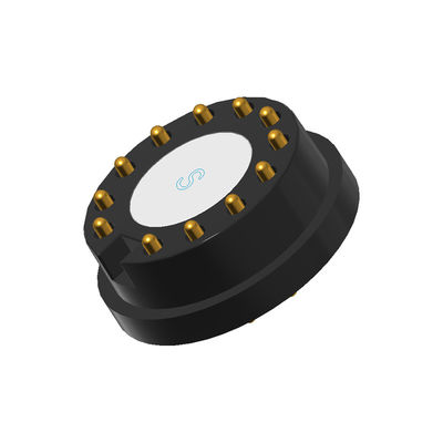 Customized Pogo Pin Magnetic Connector 12 Pin Male And Female Magnetic Connector Round