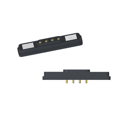 2.2mm Pitch Magnetic Connectors 12V 2A Magnetic Pogo Connector With Black Housing