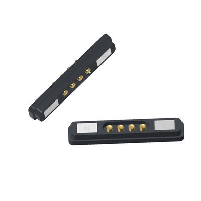 2.2mm Pitch Magnetic Connectors 12V 2A Magnetic Pogo Connector With Black Housing