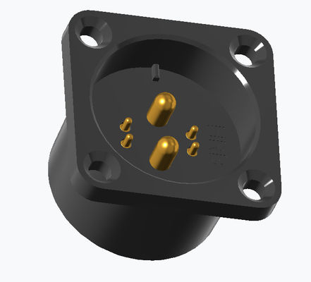 Customized Solder Cup Connector Spring Loaded 6 Pin Pogo Connector