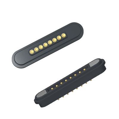 Rectangular 8Pin Magnetic Electrical Connector For Bbicycle Electronic Systems