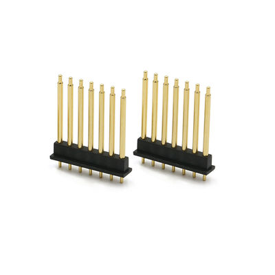 Customized DIP 7pin male pogo pin connector spring pin connector for smart vacuum cleaner