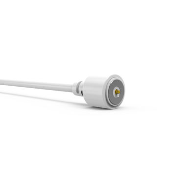 White LCP housing dia.8.0mm  circular male female magnetic cable connector