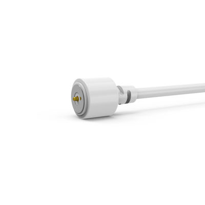 White LCP housing dia.8.0mm  circular male female magnetic cable connector