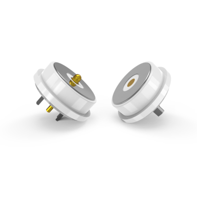 10.0mm round male and female magnetic pogo pin connector for smart hush buckle