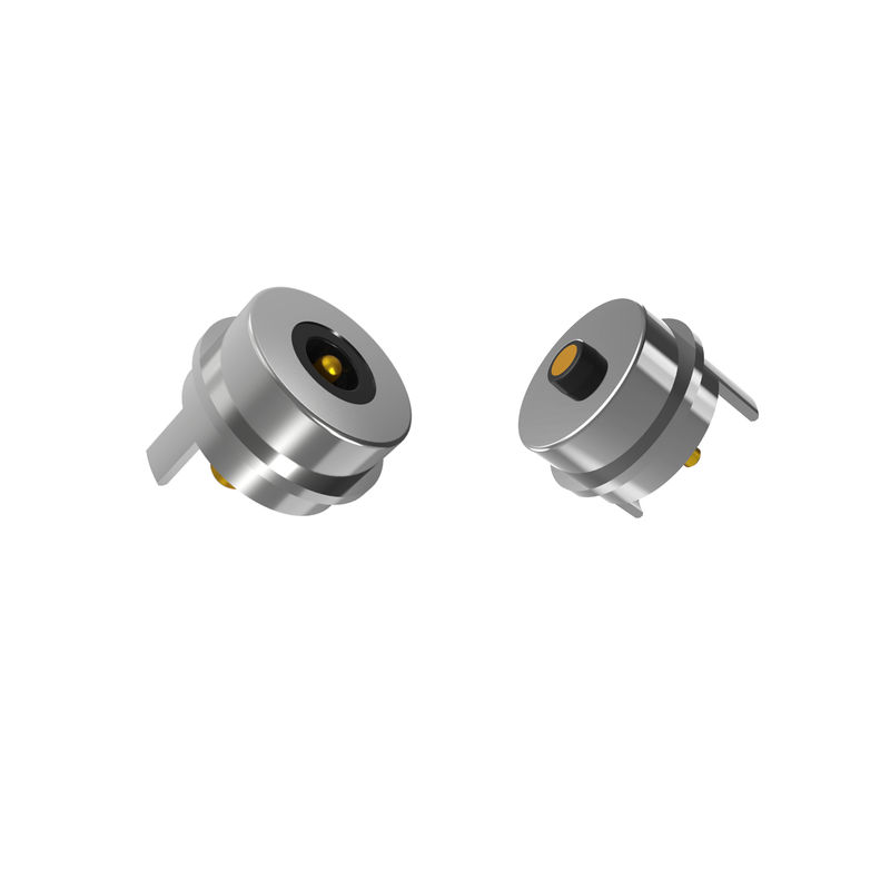 Male And Female Magnetic Connectors Round Magnetic 12v Connector 6.0mm For Portable Charger