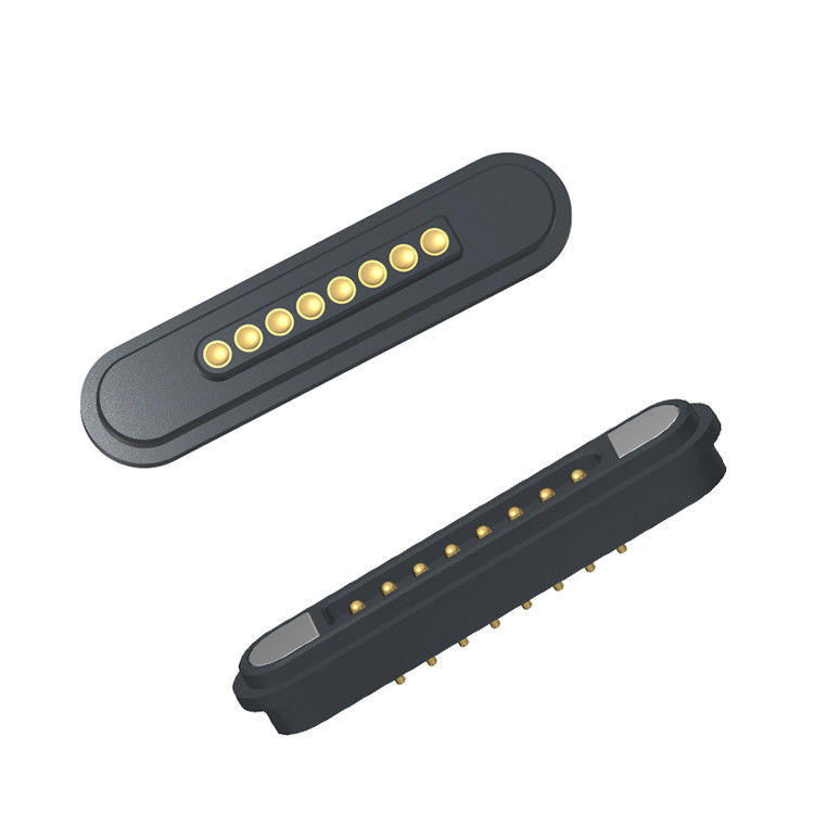 Rectangular 8Pin Magnetic Electrical Connector For Bbicycle Electronic Systems