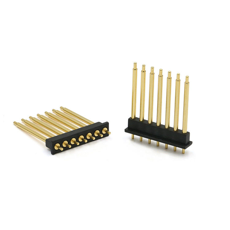Customized DIP 7pin male pogo pin connector spring pin connector for smart vacuum cleaner